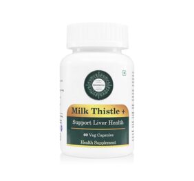 Milk Thistle Capsules for Liver, 60 Capsules